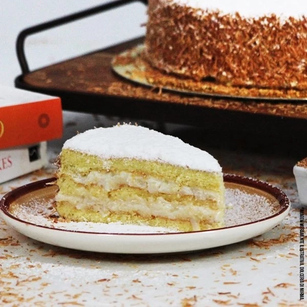 Bolo Bem Casado de Coco