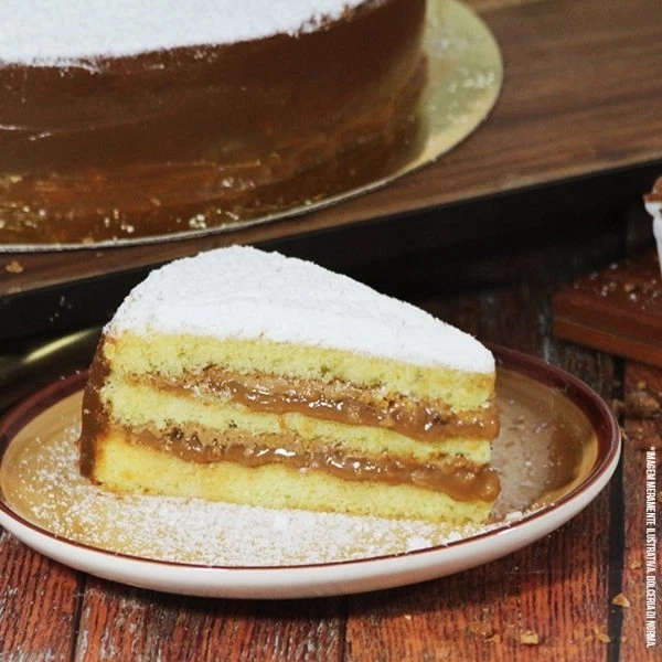 Bolo Bem Casado Doce de Leite Crocante