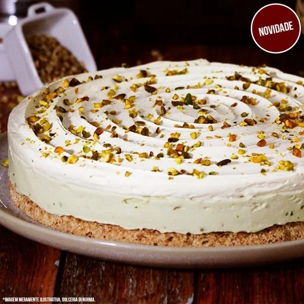 Torta Cheesecake de Pistache