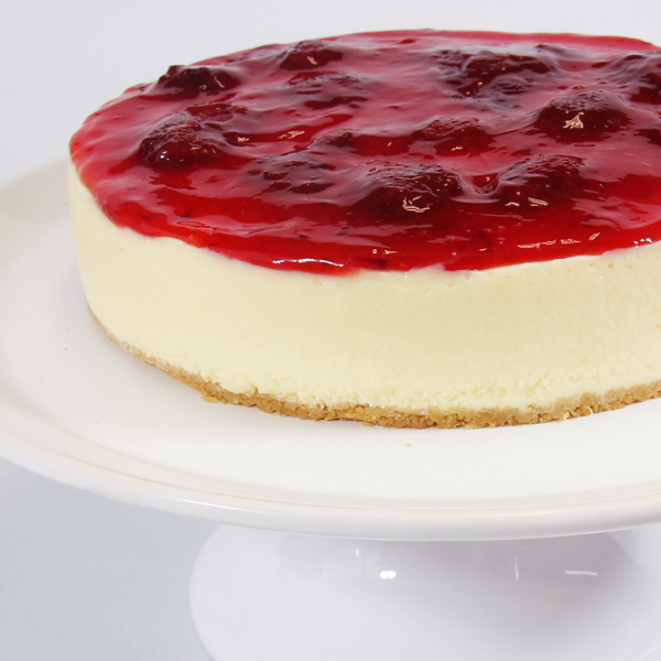 Petit cheescake morango