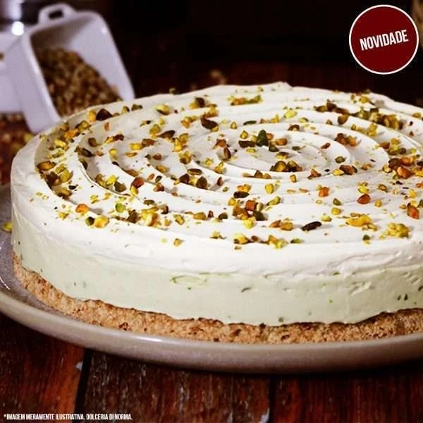 Torta Pequena Cheesecake de Pistache