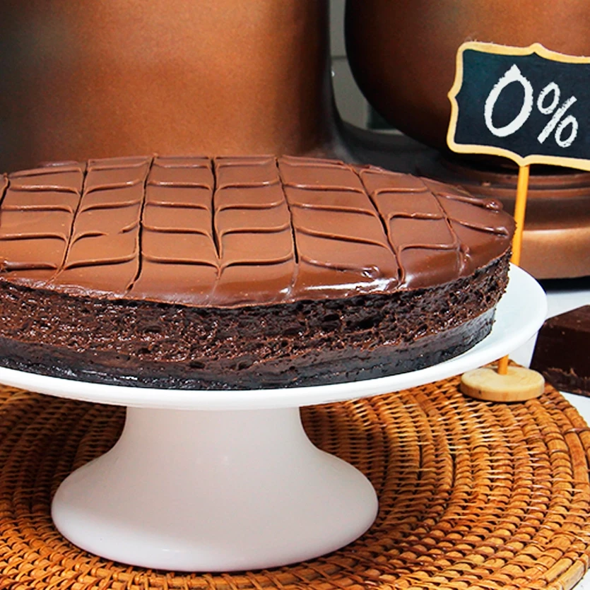 Torta Chocolate com Banana Zero